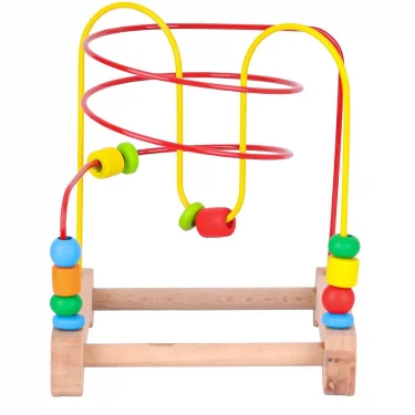Ony-410 Ahşap Boncuklu Koordinasyon -onyıl Oyuncak
