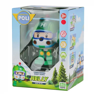 Polı Mrt-688 Sesli Ve Işıklı Robocar Poli Büyük Transforming Robot Helly -necotoys