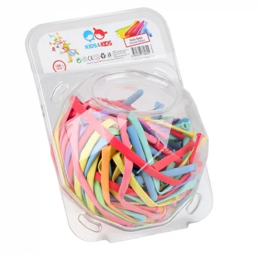 Srt-130 Sosis Balon Karışık Renk 100lü