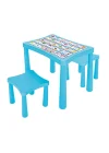 03 493 Storym İki Tabureli Masa Mavi
