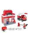 03 610 Double Blocks İtfaiye Seti -pilsan Oyuncak