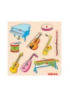 1004-cs Chiva, Müzik Aletleri Ahşap Puzzle