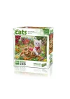 20043 Kediler Çiftlikte 500 Parça Puzzle -ks Puzzle