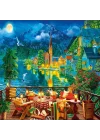 20821 Puzzle 1000 Evening By The Lake İn Hallstatt