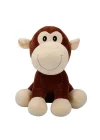 3182 Oturan Peluş Hayvanlar 35 Cm Hipopotam-inek-fil-maymun