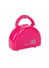 4278 Pretty Pinky 3 Katlı Pembe Çantalı Makyaj Seti -sunman