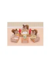 4464 Sylvanian Families, 3 Parça Koltuk Seti , +3 Yaş, Figürler Ayrı Satılır.