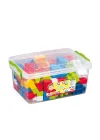 5213 Oyuncak Sandıkta Büyük Renkli Bloklar 85 Parça