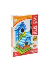 5269 Kumtoys Boyanabilir 3lü Kuş Evi - Bird House
