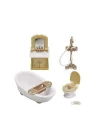 5286 Sylvanian Families, Banyo Seti, 20 Parça ,+3 Yaş, Figürler Ayrı Satılır.