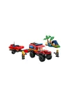 60412 Lego City 4x4 Kurtarma Botlu İtfaiye Kamyonu 301 Parça +5 Yaş