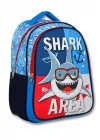 Cennec Lacivert Mavi Köpekbalığı İlkokul Sırt Çantası Seti - Erkek Çocuk
