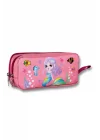 Cennec Şeffaf Bölmeli Pembe Deniz Kızı İlkokul Kalem Çantası - Kız Çocuk