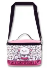 Ümit Çanta Kız Çocuk Beslenme Çantası (Thermo Isı Yalıtımlı) - Sevimli Kediler - Pembe Beyaz - 5013