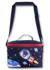 Ümit Çanta 5043 Isı Yalıtımlı erkek (Astronot Baskılı, Lacivert Kırmızı Renkli) Beslenme Çantası