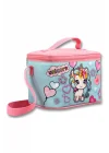Ümit Çanta 5049 Isı Yalıtımlı kız (Bebek Unicorn Baskılı, Pembe Turkuaz Renkli) Beslenme Çantası
