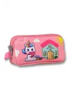 Ümit Çanta 5053 (Unicorn Desenli - Pembe Yeşil Renkli) Kız Çocuk Kalem Çantası