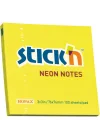 GIPTA - 21133 - Neon Sarı 100 Yaprak 76x76 Yapışkanlı Not Kağıdı 21133
