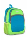 Ümit Çanta Cennec Ortaokul Kolej Lise ve Günlük Sırt Çantası - Mavi-Yeşil - Kız ve Erkek