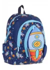 Kids Üç Gözlü (Erkek Çocuk) Okul Sırt Çantası (Roket Detaylı) - L5260