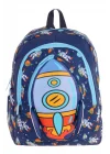 Kids Üç Gözlü (Erkek Çocuk) Okul Sırt Çantası (Roket Detaylı) - L5260