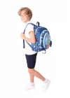 Kids Üç Gözlü (Erkek Çocuk) Okul Sırt Çantası (Roket Detaylı) - L5260