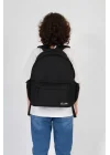 Casual Okul Sırt Çantası Siyah K1614