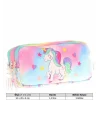 Kids Çok Renkli, Unicorn, Kız Çocuk Üç Gözlü Okul Kalem Çantası - L8243