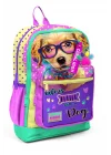 Gözlüklü Köpek Desenli Okul Çantası 23752