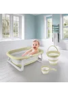 7273 Katlanabilir Üçlü Bebek Banyo Seti Stone Gri