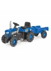 8253 Dolu Römorklu Pedallı Traktör -mavi