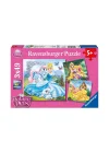 93465 Palace Pets Belle, Cinderella, Rapunzel 3x49 Parça Ravensburger Puzzle