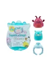 Al0001-1 Squish-a-longs 2 Figür + Yüzük Sürpriz Paket 24lü Display  Seri 1