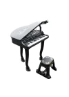 Bao-1403b 0237 Mikrofonlu 37 Tuşlu Mp3 Çalar Büyük Siyah Piyano