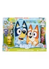 Bluey/17638 Bluey Delüks Taşıma Çantası Ve 8li Figür Set