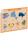 Caahs-3212 Ca Games Ahşap Deniz Hayvanları Bul-tak