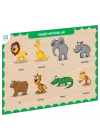 Caahs-3213 Ca Games Ahşap Vahşi Hayvanlar Bul-tak