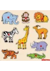 Cs-1009 Safari Hayvanları Ahşap Yapboz
