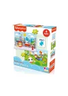 Fp 13407 Fisher Price Baby Puzzle City Fun Picnic 2ın1