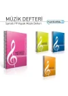 GIPTA MÜZİK DEFTERİ A4 40YP SPR.REH.ÇİZG
