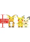 Gyh06 Mega™ Pokémon™ Pikachu Dönüşüm 3lüsü 621 Parça +7 Yaş