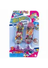 Hxl17 Hot Wheels Skate Retro Temalı İkili Parmak Kaykay Ve Ayakkabı Paketi