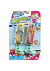 Hxl17 Hot Wheels Skate Retro Temalı İkili Parmak Kaykay Ve Ayakkabı Paketi