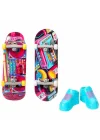Hxl17 Hot Wheels Skate Retro Temalı İkili Parmak Kaykay Ve Ayakkabı Paketi