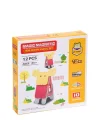Jh8982 Magnetik Stem Geyik Block 12 Pcs