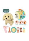 Jnd-3615 Taşıma Çantalı Hareketli Pilli Köpek Set (pet Shop) -vardem Oyuncak