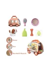 Jnd-6802 Taşıma Araba Çantalı Hareketli Pilli Köpek Set -vardem Oyuncak