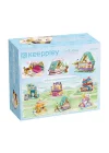 Kp28018 Keeppley Lovely Street - Calico Cat Comic House 324 Parça Yapım Seti