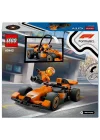 LEGO City McLaren Yarış Arabalı F1 Sürücüsü 60442 - 6 Yaş ve Üzeri Çocuklar için Mini Yarış Arabası İçeren Yaratıcı Oyuncak Yapım Seti (86 Parça)
