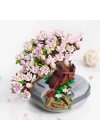 Lz1661 Loz Eternal Flowers Serisi - Pembe Sakura Kiraz Ağacı 426 Parça Yapım Seti
